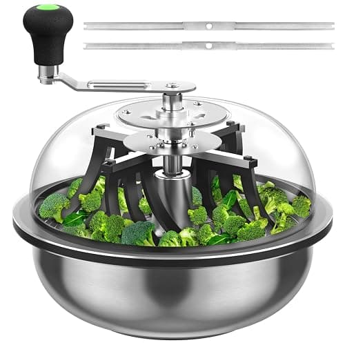 STAYGROW 13 Inch Bud Leaf Bowl Trimmer with Clear Visibility Dome | 13" Trim Bowl Sharp Stainless Steel Blades, for Twist Spin Cutting Buds, Flowers, Leaves, Hydroponics Plants - Image 1