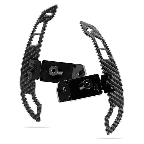 JIANGGAI Magnetic Carbon Fiber Steering Wheel Paddle Shifters Extension for Compatible with 2018-2025 Toyota Camry 2019-2025 Corolla RAV4 Avalon(Glossy, Magnetic,Replacement) - Image 1