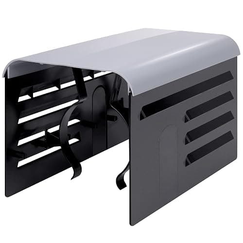 RunNico Pool Pump Covers for Outside Units - ABS Adjustable Pool Pump Motor Cover - Swimming Pool Motor Cover for Above Ground Protection - black-1pc - Image 1