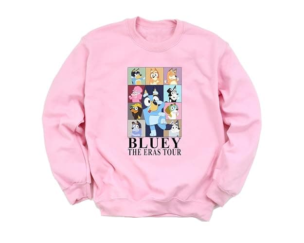 The Blu.ey Tour Sweatshirt, Blu.ey Matching Travel Sweatshirt, Funny Trendy Blu.ey BFF Travel Sweatshirt, Summer Blu.ey Travel Gift Sweatshirt - Image 1