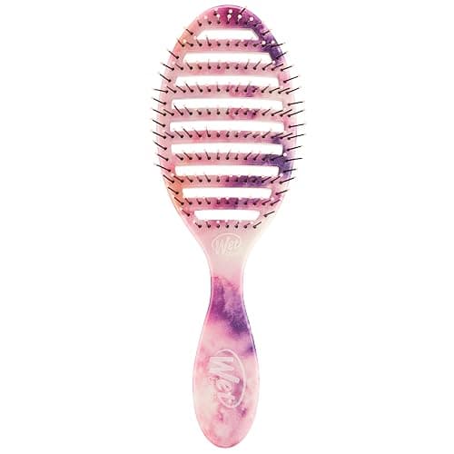 Wet Brush Speed Dry Hair Brush - Watermark (Color Wash) - Vented Design and Ultra Soft HeatFlex Bristles Are Blow Dry Safe With Ergonomic Handle Manages Tangle and Uncontrollable Hair - Pain-Free - Image 1