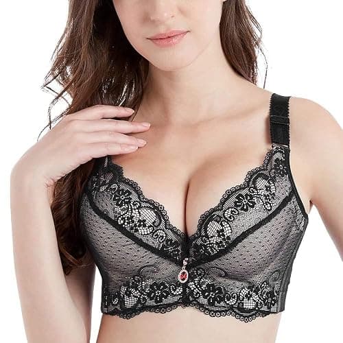 FallSweet Padded Push Up Lace Bras for Women Underwire | Lace Push Up Bra, Add 2 Cup Size for Small Chested Women, Full Coverage, Lift Up, Comfortable - Image 1