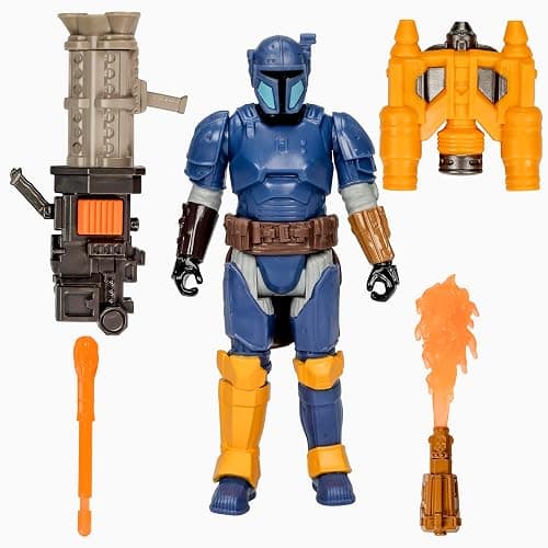 STAR WARS Epic Hero Series Paz Vizsla 4-Inch Deluxe Action Figure & 4 Accessories, Toys for 4 Year Old Boys and Girls - Image 1
