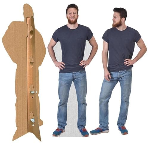 Personalisierte LebensgroßE Pappaufsteller, Alle Personalisierten, LebensgroßEn Pappaufsteller Aus Schaumstoff, Individuell Stehend, Wasserfest, Laden Sie Ihr Eigenes Bild Hoch,1-8 ft - Image 1