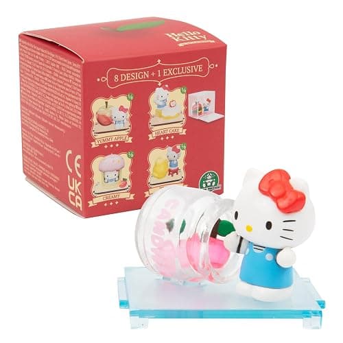 Hello Kitty Big Apple Workshop Mini Figure Micro Box – 4.5cm Collectible Figure with Apple Accessory in Box, Random Model, Ages 3+ - Image 1