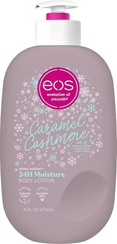 eos Shea Better Holiday Body Lotion, Caramel Cashmere, Limited Edition Skin Care, 24-Hour Moisture, Body Lotion for Women, Vegan, 16 fl oz - Image 1