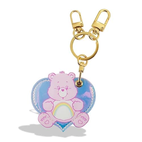 Sonix x Care Bears Keychain Case Compatible with Apple AirTag | Protective AirTag Cover Keychain Charm | Pink |Cheer Bear - Image 1