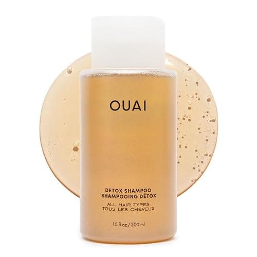 OUAI Detox Shampoo - Clarifying Shampoo for Build Up, Dirt, Oil, Product and Hard Water - Apple Cider Vinegar & Keratin for Clean, Refreshed Hair - Sulfate-Free Hair Care (10 oz) - Image 1