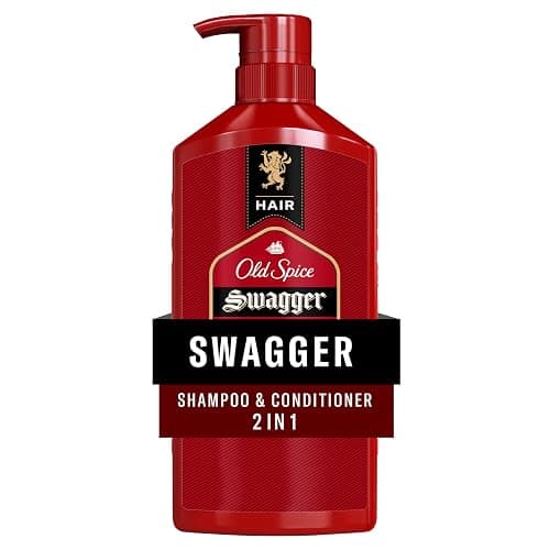 Old Spice Swagger 2-in-1 Shampoo and Conditioner Set for Men, Cedarwood Lime Scent, Healthier, Fuller, More Moisturized Looking Hair, Barbershop Quality, Remove Dirt & Oil, 29.2 Fl Oz - Image 1