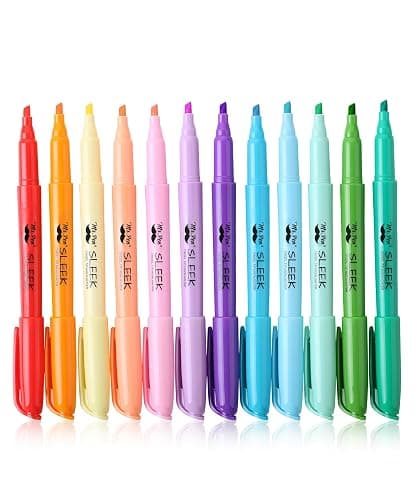 Mr. Pen- Highlighters, 12 Pack, Assorted Colors, Chisel Tip, Quick-Dry | Smear-Resistant, Odorless Highlighters for School, Office & Journaling - Image 1