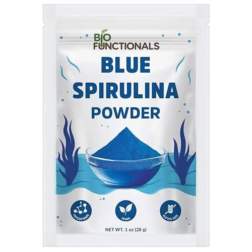 Biofunctionals Blue Spirulina Powder 1 oz Espirulina Natural Blue Food Coloring, Phycocyanin Extract, Vegan Superfood Perfect for Smoothie, Baking, Energy Bar - Image 1