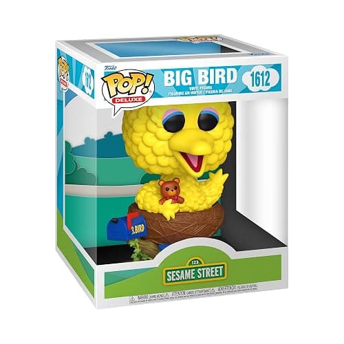 Funko POP! Deluxe: Sesame Street - Big Bird in Nest | Official Cartoon/Animation Merch - Collectable Vinyl Figurine for Shelf Display - Birthday Gift Idea for Fans and Collectors - Image 1