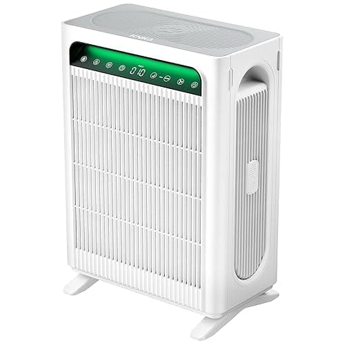 KNKA Air Purifiers for Home Bedroom Up to 1,695 Ft² in 1 Hr, APH4000, White | HEPA Sleep Mode Air Cleaner with Washable Pre-Filter, AHAM VERIFIED, AQI Display, Pet Mode for Pet Dander, Dust & Pollen - Image 1