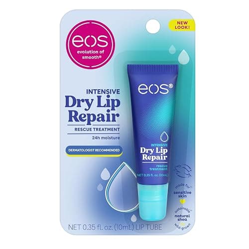 eos The Hero Lip Repair, Extra Dry Lip Treatment, 24HR Moisture, Overnight Lip Treatment, Natural Strawberry Extract, 0.35 fl oz - Image 1