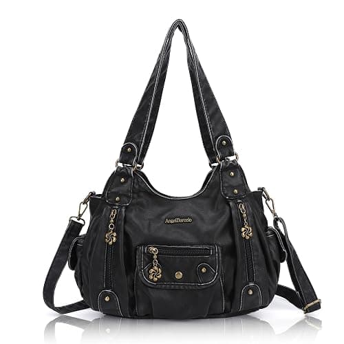 Angel Barcelo Purses for Women Soft PU Leather Shoulder Bag Crossbody Purse and Handbags - Image 1