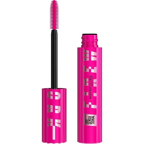 Maybelline Lash Sensational Firework Washable Mascara, Lengthening & Volumizing Mascara for up to 24HR wear, Blackest Black, 1 Count - Image 1