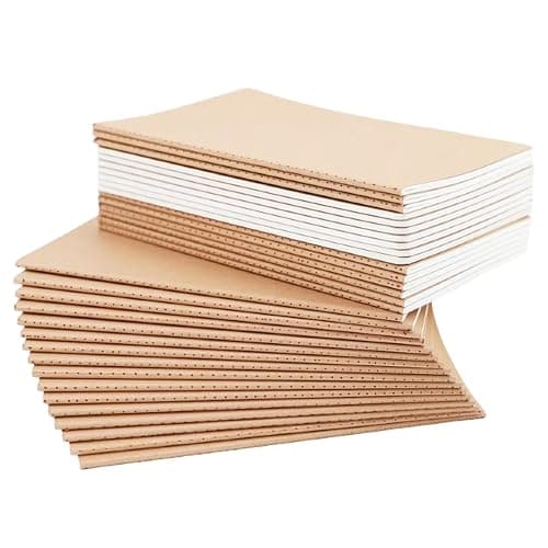 Zegrox 32 Pack A5 ruled Notebook Journals for travelers,students and office,Writing diary Subject Notebooks, Lined thick paper,60Pages, 30 Sheets,8.3x5.5inch - Image 1