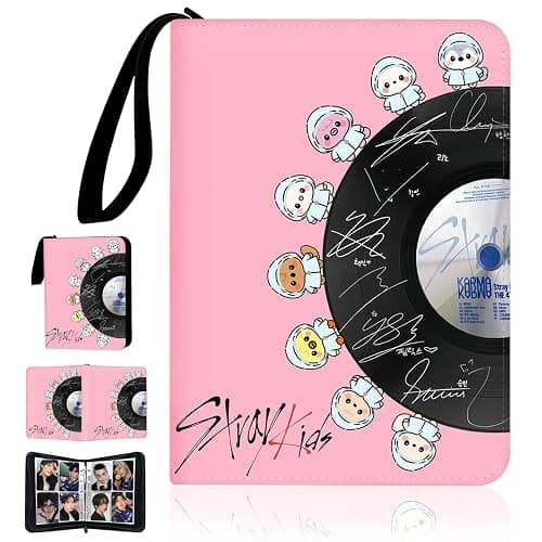 Stray Kids Photocard Binder, 400 Pocket Card Collection Album | Designed for Stray Kids fans to organize and protect up to 400 photocards, mini photos and collectible cards - Image 1