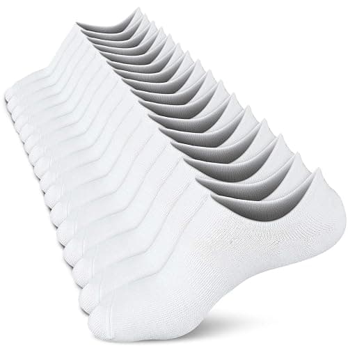 wernies No Show Socks Women Low Socks Non Slip Flat Boat Line 4/8 Pairs - Image 1