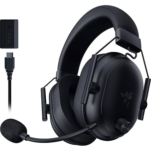Razer BlackShark V2 HyperSpeed Wireless Gaming Headset: 2.4GHz, Bluetooth or USB - THX Spatial Audio - Titanium 50mm Drivers - 70 Hr Battery - for Xbox Series X, Series S, PS5, PC, Switch 2 - Black - Image 1