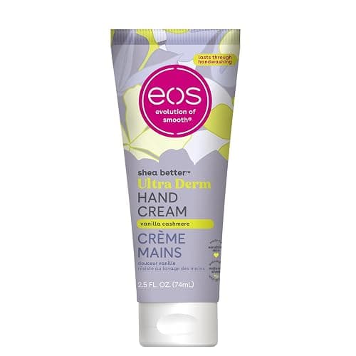 eos Shea Better Hand Cream - Vanilla Cashmere Hand Lotion | Instant Hydration + Lasting Protection | 2.5 oz - Image 1