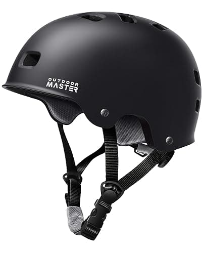 OutdoorMaster Skateboard Bike Helmet for Adult,Youth and Kids | Two Removable Liners Ventilation Certified Multi-Sport Helmet for Scooter Cycling Roller Skating Ebike - Image 1