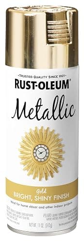 Rust-Oleum 340647 Specialty Metallic Spray Paint, 11 oz, Metallic Gold - Gold - 11 Ounce (Pack of 1) - Spray - Image 1
