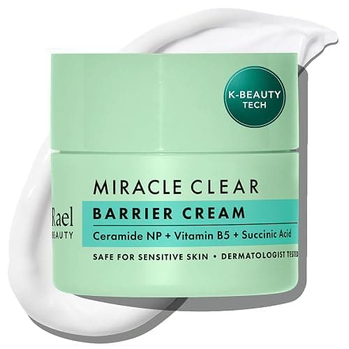 Rael Face Moisturizer, Miracle Clear Barrier Cream – Lightweight Moisturizer with Succinic Acid and Vitamin B5, Hydration, Korean Skin Care (1.8 oz) - Image 1