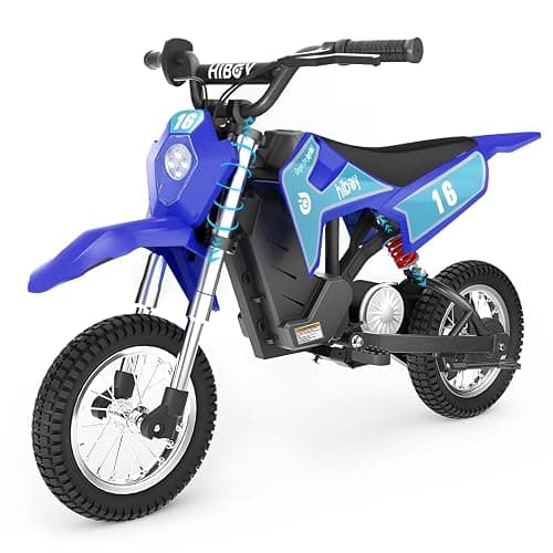 Hiboy DK1 36V Electric Dirt Bike,300W Electric Motorcycle - Up to 15.5MPH & 13.7 Miles Long-Range,3-Speed Modes Motorcycle for Kids Ages 3-10 - Image 1