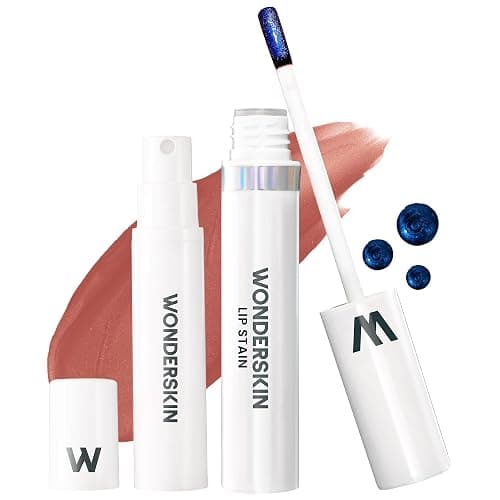 Wonderskin Wonder Blading All Day Lip Stain Peel Off Masque and Reveal Kit - Long Lasting, Waterproof Nude Lip Tint, Transfer Proof Natural Makeup Stain Kit (Lovely) - Image 1
