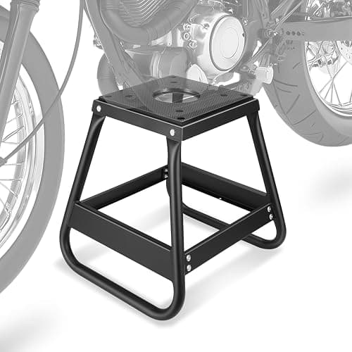 Auto Dynsty Dirt Bike Stand, Heavy Duty Detachable Anti Slip Dirtbike Stand Jack, Universal Motorcycle Stand Maintenance for Most Motorcycle Dirt Bike (Black) - Image 1
