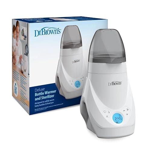 Dr. Brown's Deluxe Baby Bottle Warmer and Sterilizer for Formula, Breast Milk, and Baby Food Jars - Deluxe Baby Bottle Warmer & Sterilizer - Image 1