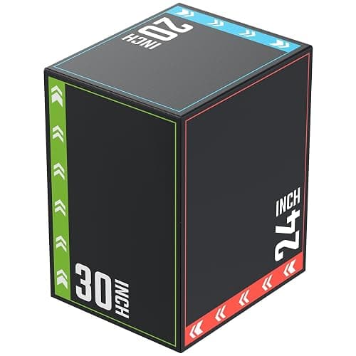 HANDBODE 3-in-1 Plyo Box – Plyometric Jump Box with Durable High-Density Foam Core and Non-Slip Surface for Box Jumps, Squats, and Home Gym Workouts - Image 1