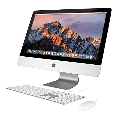 Apple iMac 21.5in 2.7GHz Core i5 (ME086LL/A) All In One Desktop, 8GB Memory, 256GB Solid State Drive, MacOS 10.12 Sierra (Renewed) - Image 1