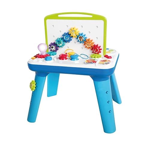 Baby Einstein Curiosity Table Activity Play Station, Montessori Floor Toy and Interactive Workbench, 12 Months and Up - Image 1