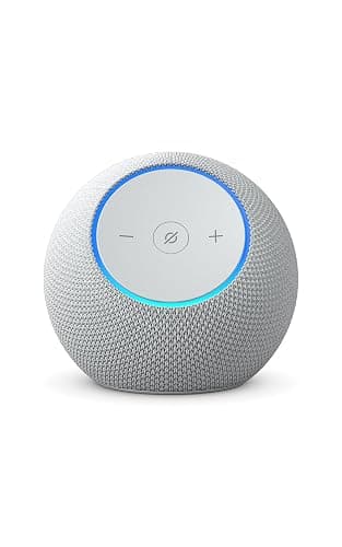Amazon Echo Dot Max (newest model), Alexa speaker with room-filling sound and nearly 3x bass, Great for living rooms and medium-sized spaces, Designed for Alexa+, Glacier White - Image 1