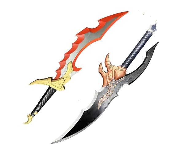 Solo Leveling Jinwoo Foam Dagger Cosplay Prop, Polyurethane Material, 16+ Age, for Halloween, Conventions, Xmas Gift (KK+VF Set) - Image 1