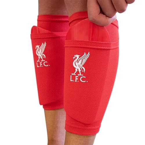 Hy-Pro Officially Licensed Shin Pad With Sock Sleeve, Junior - Shin Guard, Breathable, Lightweight, Durable, Protective Gear, Merchandise, Great Football Gift Idea - Image 1
