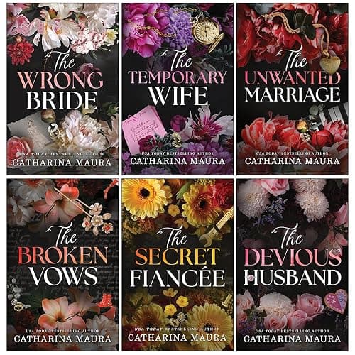 The Windsors Series 6 Books Collection Set By Catharina Maura (The Wrong Bride, The Temporary Wife, The Unwanted Marriage, The Broken Vows, The Secret Fiancée & The Devious Husband) - Image 1