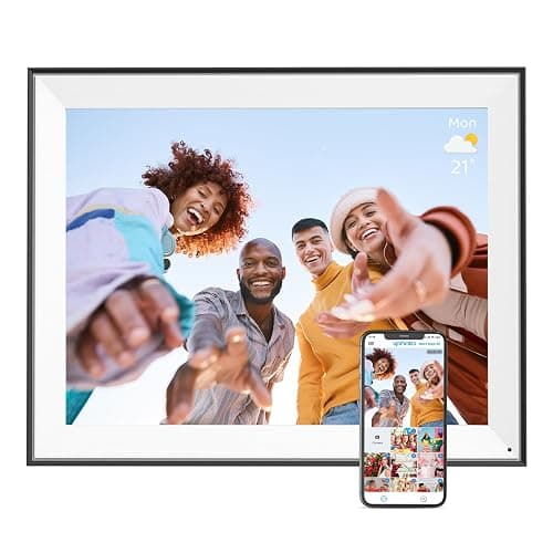 Large Digital Picture-Frame 16.2" Digital-Photo-Frame - 32GB Wireless Digital Frame, Touchscreen, Auto Rotate, Wall Mountable, Send Photo Video via App Email, Free Cloud, for Her Him - Image 1