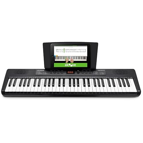 Alesis Melody 61 MK4 Keyboard Piano for Beginners with 61 Keys Speakers, Tablet/Sheet Music Stand, 300 Sounds and Music Lessons - Image 1