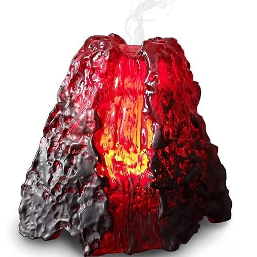 Volcano Ultrasonic Essential Oil Aromatherapy Diffuser Gifts for Boys Girls Women Men Kids Home Room Decor Living Room Office Night Light for Bedroom - Image 1