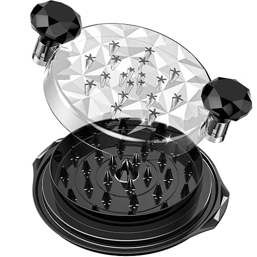 Chicken Shredder with Brush Chicken Shredder Tool Twist Stable Anti-Slip BPA Free Meat Shredder Tool Twist Ergonomic Handle Meat Grinder Dishwasher-safe Transparent Lid Black - Image 1