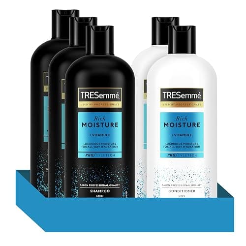 TRESemmé Rich Moisture luxurious moisture for all-day hydration 3xShampoo for dry hair 680 ml & Rich Moisture luxurious moisture for all-day hydration 2xConditioner for dry hair 680 ml 5 piece - 3x Shampoo + 2x Conditioner - Image 1
