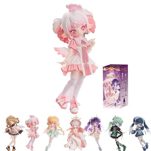 GNATAPIAY 1/12 BJD Dolls Blind Box,Kawaii BJD Dolls Symphony Poetry Girl Series 1/12 Ball Jointed Doll Collectable Action Figure Posable Dress Up Doll for Girls Birthday Gift - Image 1