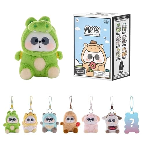 Mr. PA Animal Limited Company Plush Blind Box, Printed Closed Box | 1 plush Animal Limited Company series item in a printed closed box; fully assembled; package 4.53 x 3.94 x 7.17 in; 8+ Years - Image 1