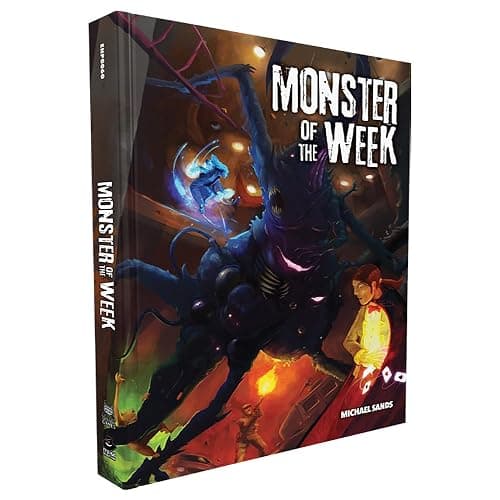Evil Hat Productions, LLC Monster of The Week: Hardcover Edition - RPG Book for 3-5 People, Supernatural Mysteries, Adds 2 New Playbooks, Start Hunting, Action Horror Roleplaying Game - Image 1