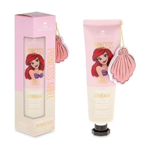 MAD Beauty Disney Pure Princess Ariel Hand Cream & Nail File Duo Set, Ginger Pear Fragranced, Enriched with Shea Butter, Relax, Unwind, Self-Care Routine, The Little Mermaid - Image 1