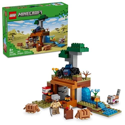 LEGO Minecraft The Armadillo Mine Expedition Toy Figures and Playset - Building Minecraft Toy for Kids, Boys and Girls, Ages 8+ - with Gaming Figures for Pretend Play - Gift Idea for Birthdays - 21269 - Image 1
