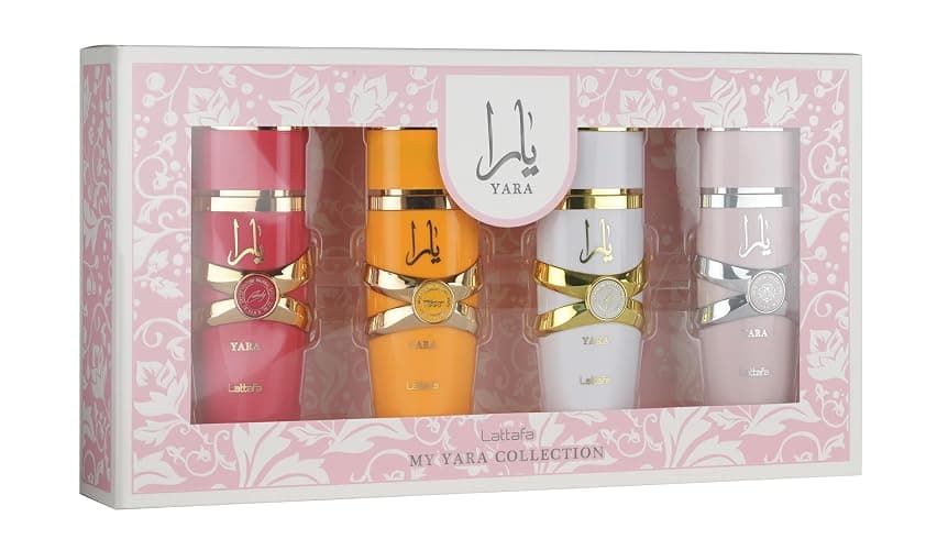 Lattafa My Yara Collection – 4 × 25 ml Eau de Parfum Gift Set for Women (Yara + Yara Moi + Yara Tous + Yara Candy) - Image 1